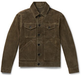 Thumbnail for your product : Mr P. Suede Trucker Jacket