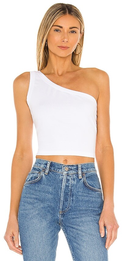 One Shoulder Crop Top | Shop the world's largest collection of 
