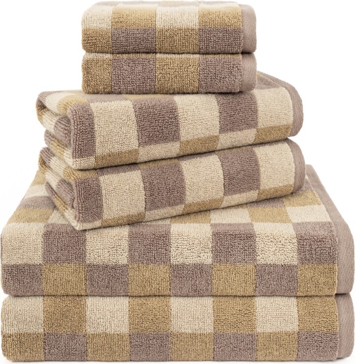 American Soft Linen Luxury Fashion Turkish Cotton 6-Pc. Towel Set