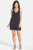 Thumbnail for your product : Volcom 'Walk on By' Cutout Babydoll Dress (Juniors)