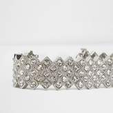 Thumbnail for your product : River Island Womens Silver tone diamante choker