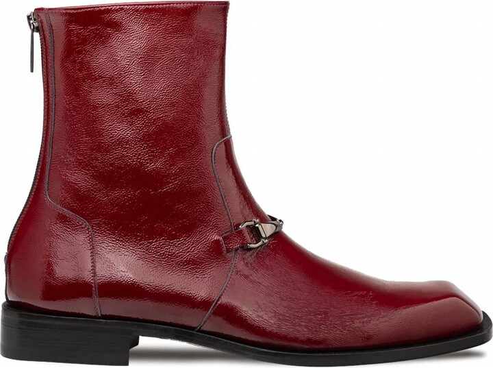 Mezlan Men's Buscemi Hi-Shine Boot In Burgundy