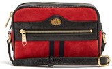 Thumbnail for your product : Gucci Ophidia Mini Suede Cross-body Bag - Red
