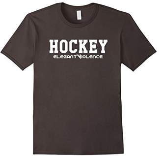 Hockey Elegant Violence T-Shirt Vintage Sports Tee