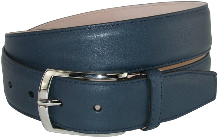 Mens Navy Suede Belt | Shop the world's largest collection of 