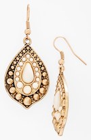 Thumbnail for your product : BP Beaded Leaf Drop Earrings (Juniors)