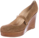 Thumbnail for your product : Christian Louboutin Platform Suede Wedges