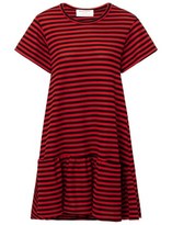 Thumbnail for your product : David Szeto Red Stripe Cotton Sonia Dress