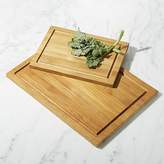 Thumbnail for your product : Crate & Barrel FSC Teak Rectangular Cutting Boards with Well