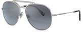 Thumbnail for your product : Miu Miu Eyewear Embellished Aviator-Frame Sunglasses