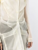 Thumbnail for your product : Cecilie Bahnsen Sheer Silk Shirt Jacket