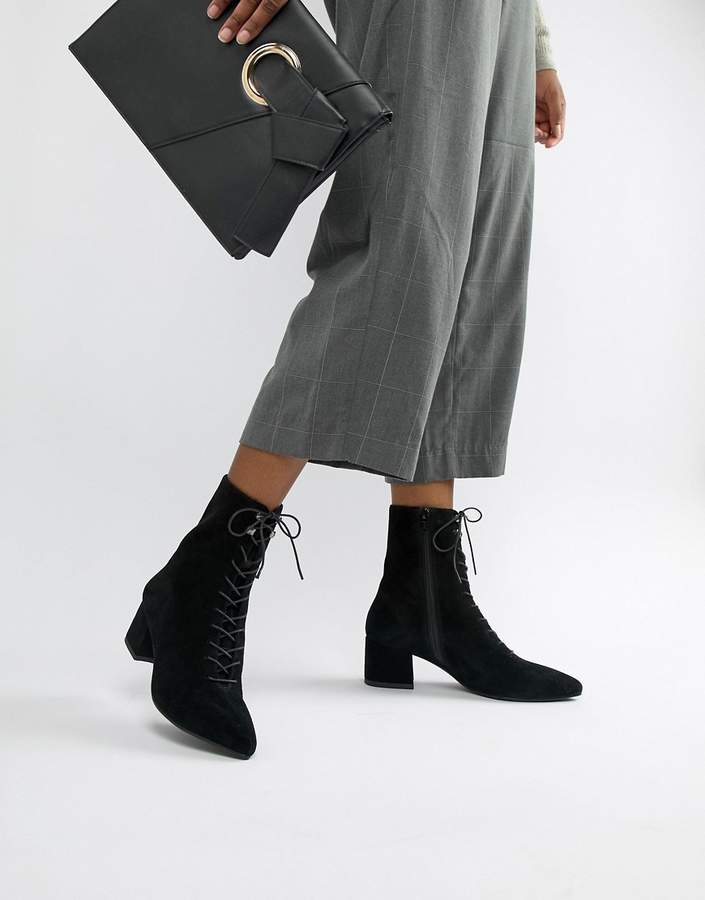 Suede Vagabond Mya Lace Up Fashion Look Featuring Vagabond Boots