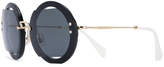 Thumbnail for your product : Miu Miu Eyewear round frame sunglasses