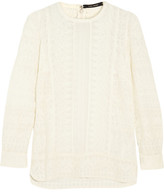 Thumbnail for your product : Isabel Marant Tess embroidered gauze top