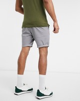 Thumbnail for your product : ASOS DESIGN DESIGN skinny chino shorts in light gray