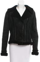Thumbnail for your product : Balenciaga Leather-Trimmed Shearling Coat