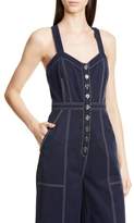 Thumbnail for your product : Ulla Johnson Romy Wide Leg Crop Jumpsuit