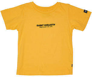 St Goliath New Boys Tots Boys Mail Tee Crew Neck Short Sleeve Cotton Orange