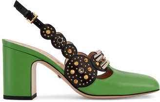 womens green pumps