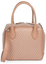 Thumbnail for your product : Alaia Small Elba Grommet Leather Box Bag