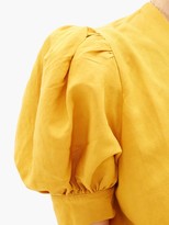 Thumbnail for your product : Adriana Degreas Tie-front Blouse - Yellow