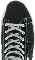 Thumbnail for your product : Golden Goose Black Canvas Superstar Hi Top Sneakers
