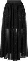 Thumbnail for your product : Patrizia Pepe Stud Embellished High-Waisted Skirt