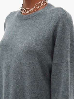 Extreme Cashmere - No.106 Weird Wave Stretch-cashmere Sweater Dress - Khaki