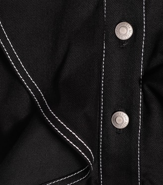 Alexander McQueen Cotton peplum jacket