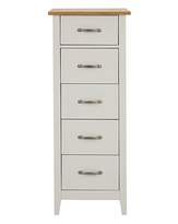 Thumbnail for your product : Fashion World Somerset 5 Drawer Narrow Chest