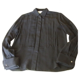 Thumbnail for your product : Max Mara Black Silk Top