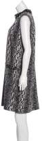 Thumbnail for your product : MICHAEL Michael Kors Embellished Animal Print Dress