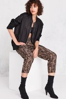 Thumbnail for your product : Silence & Noise Silence + Noise Bridgitte Leopard Pull-On Pant