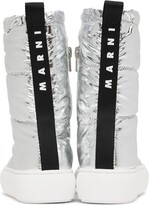 Thumbnail for your product : Marni Kids Silver Padded Boots