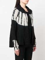 Thumbnail for your product : Suzusan Tie-Dye Print Knit Cardigan