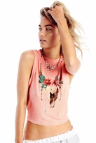 Thumbnail for your product : Wildfox Couture Desert Dahlia Keaton Tank in Peony