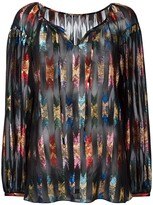 Thumbnail for your product : Saint Laurent Patterned Sheer Gypsy Blouse