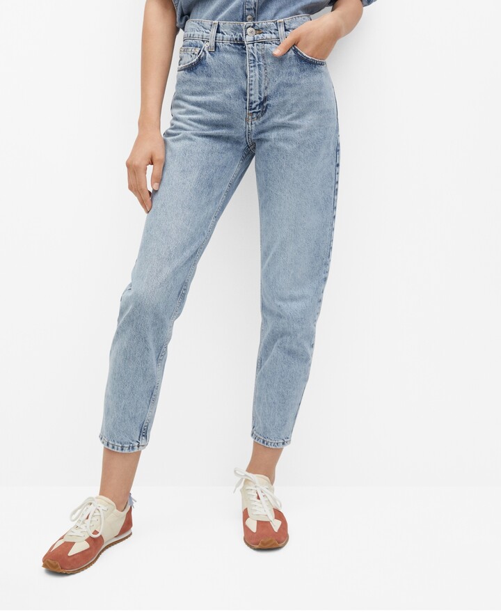 MANGO Women's Cotton Mom-Fit Jeans - ShopStyle
