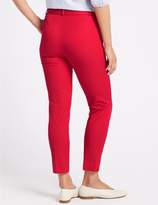 Thumbnail for your product : Marks and Spencer Cotton Blend Slim Leg Chelsea Trousers