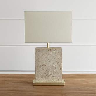Crate & Barrel Mactan Stone Table Lamp