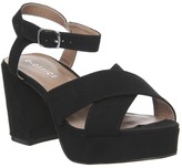 Thumbnail for your product : Office Model Cross Strap Block Heels Black