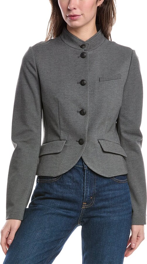 Rag & Bone Slade Cropped Ponte Blazer