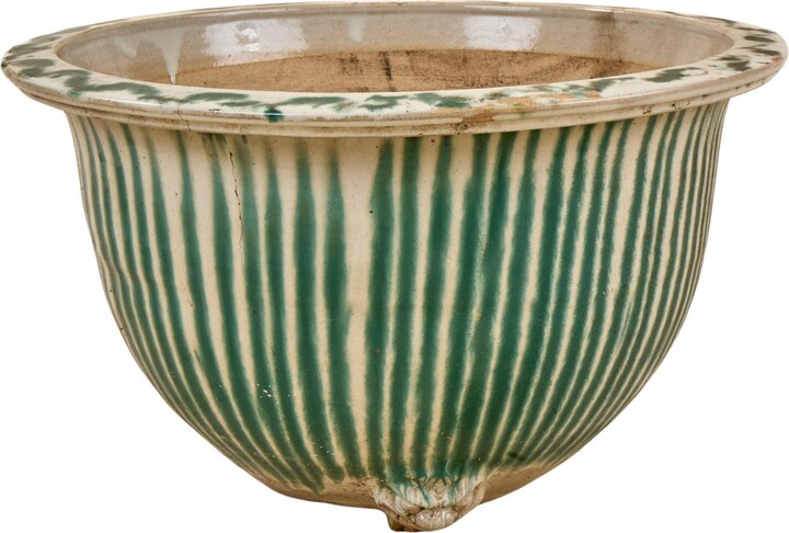 1stDibs Large Japanese Glazed Shigaraki Tsubo Jar Or Planter Edo Period