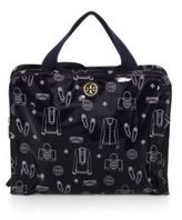 Thumbnail for your product : Tory Burch Bifold Icon-Print Hanging Zip Traveler Case