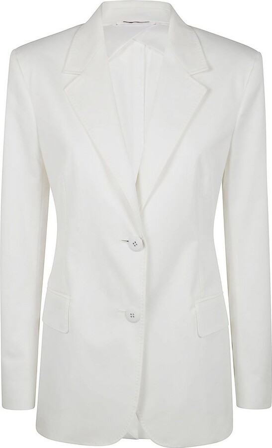 Studio Max Mara Yuppy Single-Breasted Long-Sleeved Blazer