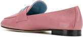 Thumbnail for your product : Prada brand patch loafers