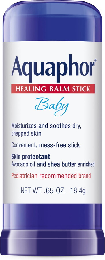 Aquaphor Baby Healing Balm Stick for Dry, Chapped, Chafed Skin, Hypoallergenic, Mess-Free, 0.65 oz