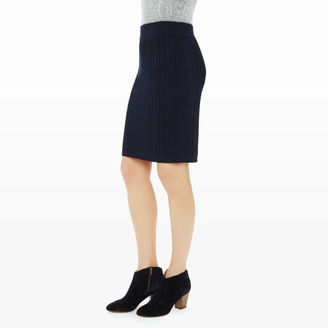 Club Monaco Sillette Cable Sweater Skirt