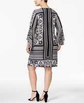 Thumbnail for your product : INC International Concepts Plus Size Mixed-Print Sheath Dress, Only at Macy's