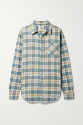 Louis Vuitton Acid Wash Plaid Flannel Shirt - Blue Casual Shirts, Clothing  - LOU158257